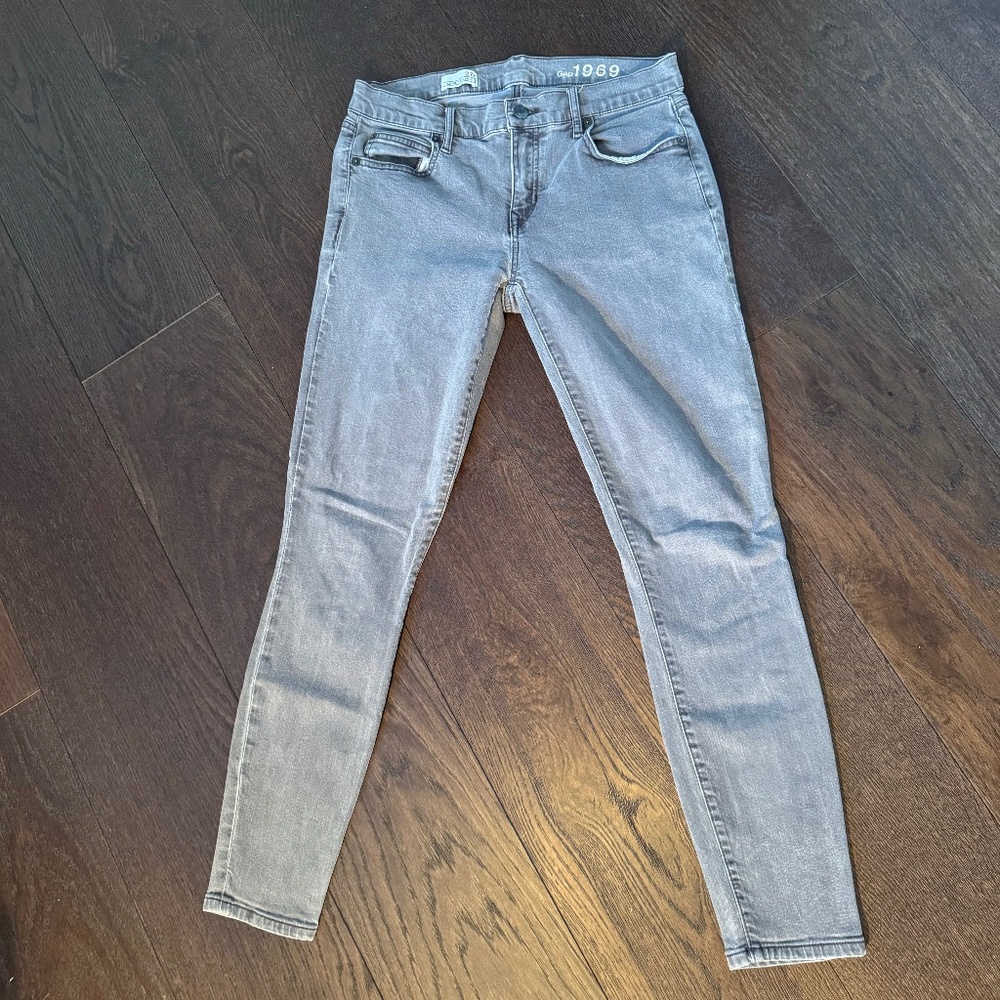 Gap 1969 Legging Jean Faded Gray Size 27